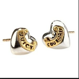 Silver Juicy Couture Earings