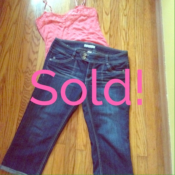 Sold..Candies Capri denim jeans.  Size 13