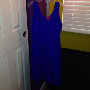 Royal blue dress