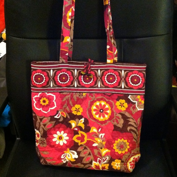 Pink Vera Bradley small tote bag