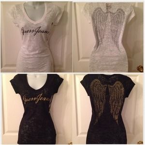 Black and White Guess Top (buy 1 get 1 50% offer