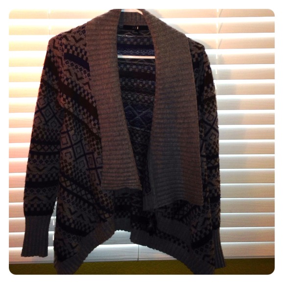 Printed Sweater cardigan