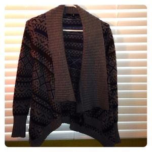 Printed Sweater cardigan