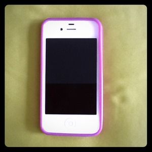 iPhone 4s purple bumper case