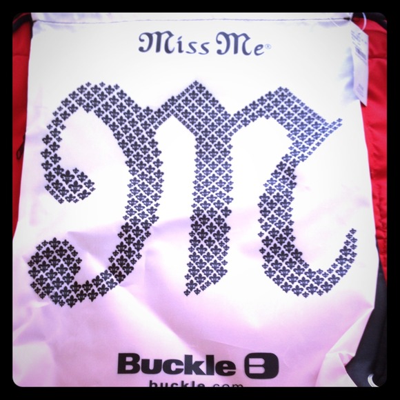 Miss Me Drawstring Bag