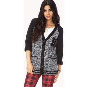 Forever 21+  Letterman cardigan.
