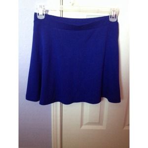 Blue Skater Skirt