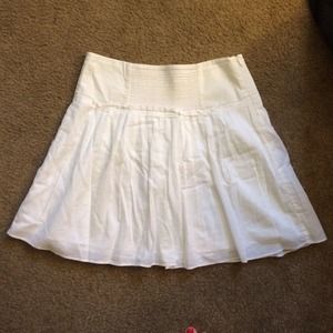 White skirt