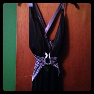 Super sexy black cut-out evening gown! Never worn