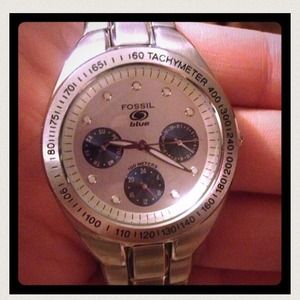 Men's Fossil Blue watch 😊