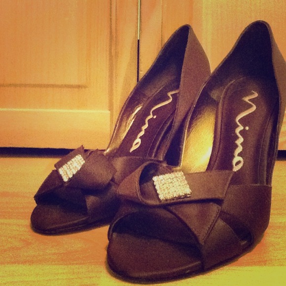 Chocolate brown shoes👠