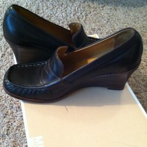 Michael Kors, Brown, Top Stitch , Wedge Shoes