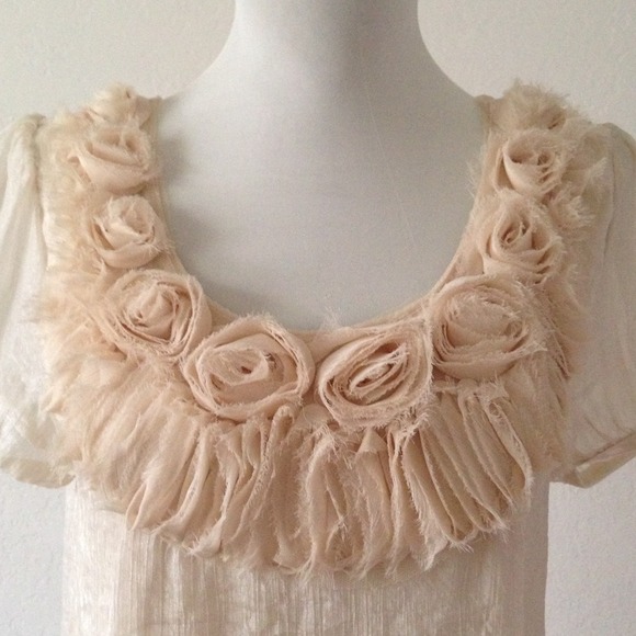 Cream Summer Dress - Picture 2 of 3