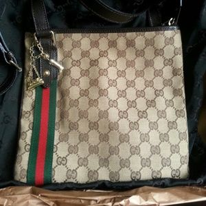 Gucci GG canvas crossbody bag