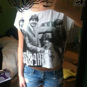 The Beatles crop top