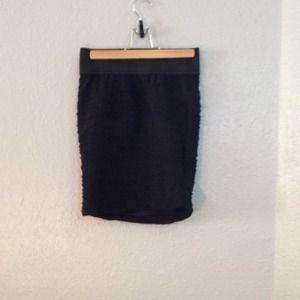 Black girls knee length skirt