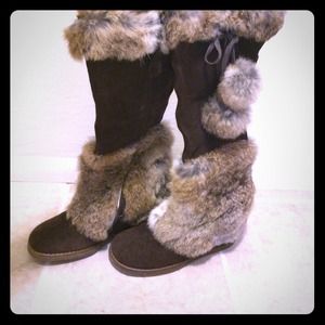 Fur Suede boots