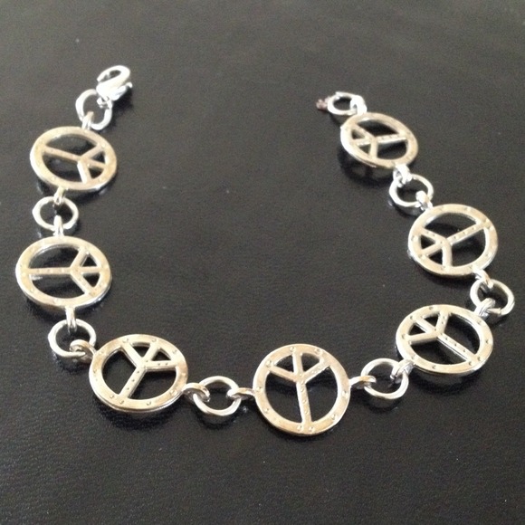 Silver Peace Bracelet