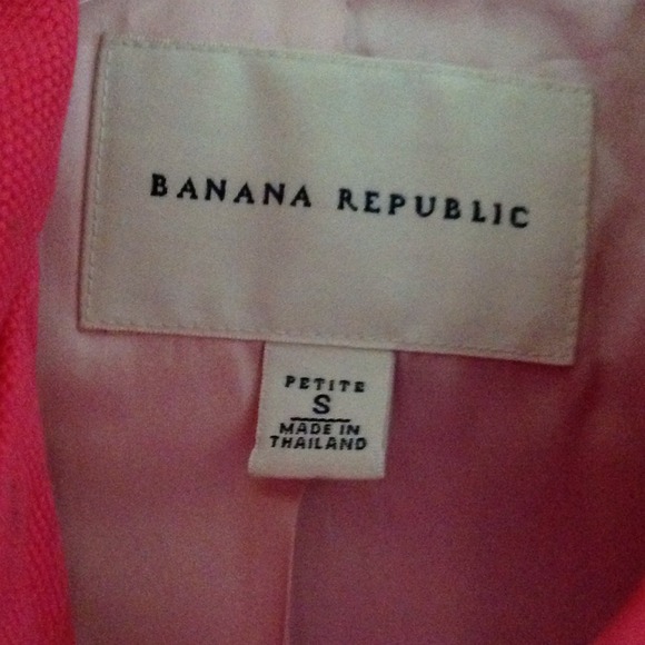 Banana Republic hot pink Spring Coat Small Petite - Picture 2 of 8