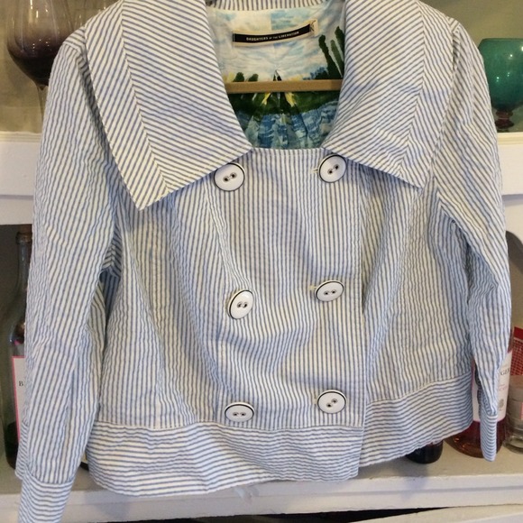 Cute sailor inspired jacket