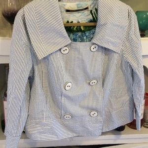 Cute sailor inspired jacket