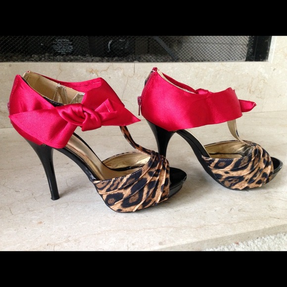 Cute animal print shoes.
