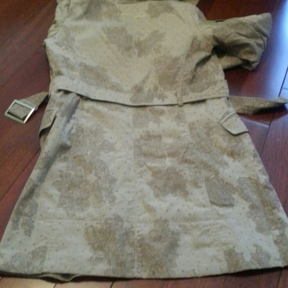 Desigual flocked print coat with removable hood - Picture 4 of 4