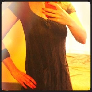 Cable Knit Sweater Dress