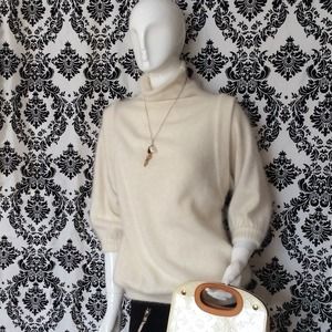 Unique Victoria's Secret angora cream sweater