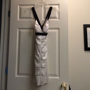 Cocktail Black & white dress