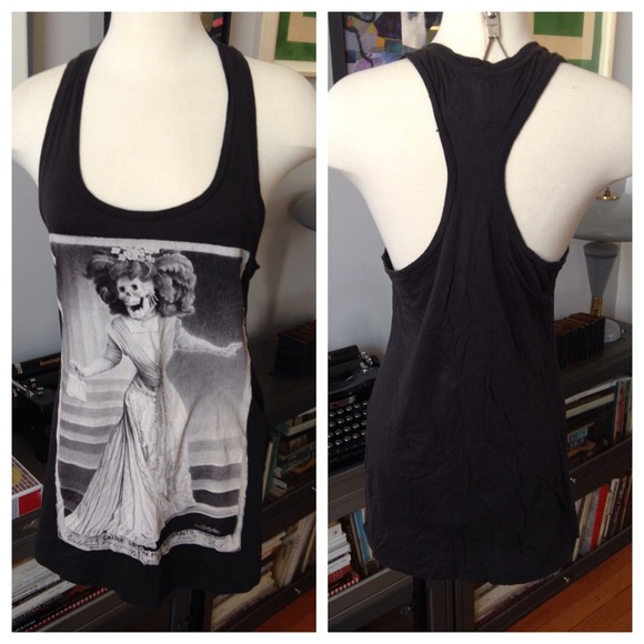 📦SOLD!📦 All Saints Laurie Lipton skeleton top M