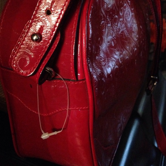 Furla leather red bag from Italy - Picture 3 of 4
