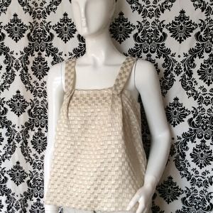 See by Chloe lamé evening top.  NWT