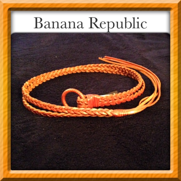 Banana Republic double wrap leather belt