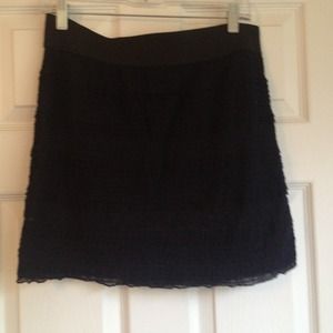 Free People Navy blue body con skirt