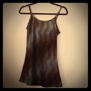 Silver and Gold Shimmer Tank