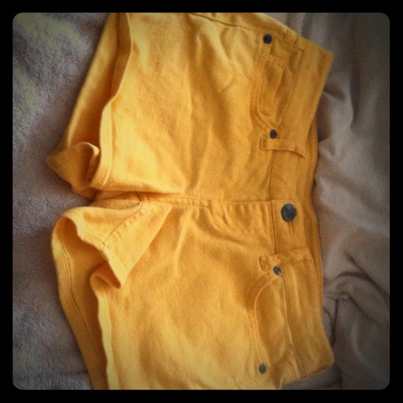 Yellow shorts!