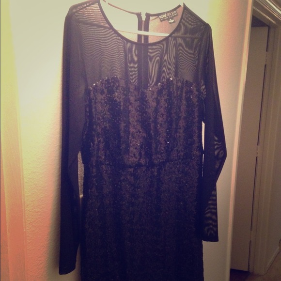 SOLD in BUNDLE black sequined dress