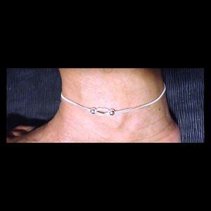 Sterling silver anklet 12"