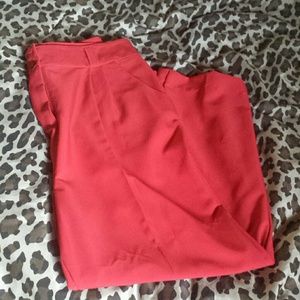 SALE!KARDASHIAN KOLLECTION high waisted Red Slacks