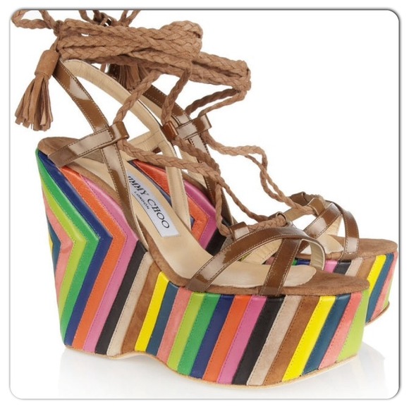 🔥CHOO🔥Work of Art Jimmy Choo SANDALS😍 - Picture 3 of 4