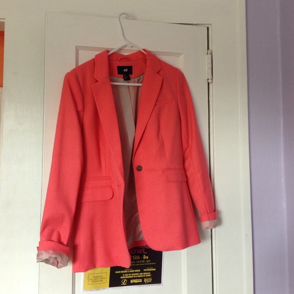 Coral Blazer! Great condition!