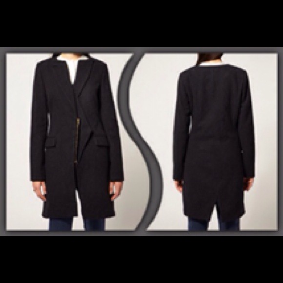 Vero Moda Very Lapel Detail Overcoat NWOT⚡️REDUCED - Picture 2 of 3