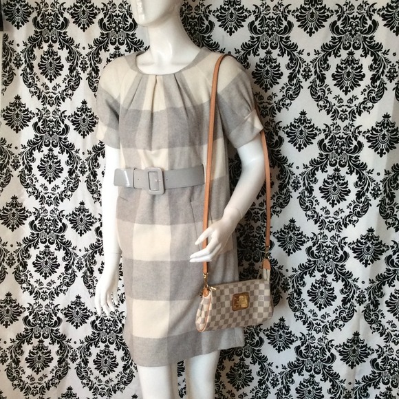 Belted Michael Kors check dress.  Size S