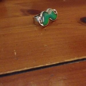 Mustache Mood Ring