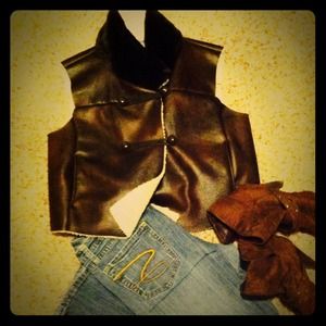 Jennifer Lopez Faux Shearling Vest