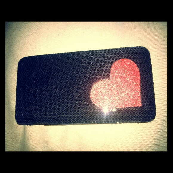 Black Sequin Clutch