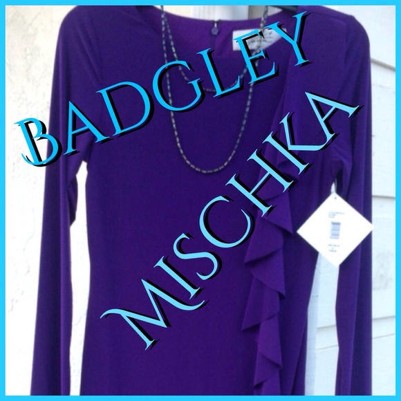 Gorgeous purple Badgley M Dress - Picture 1 of 4