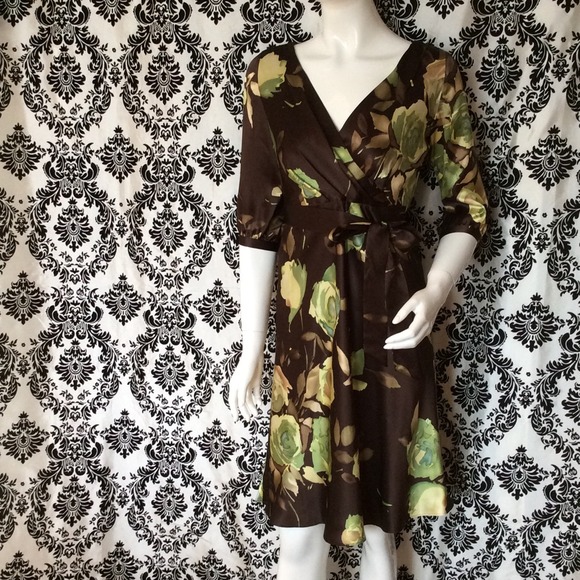 Banana republic petites NWT 0P floral silk dress