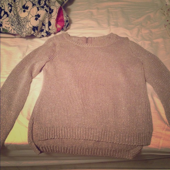 Sparkly beige sweater